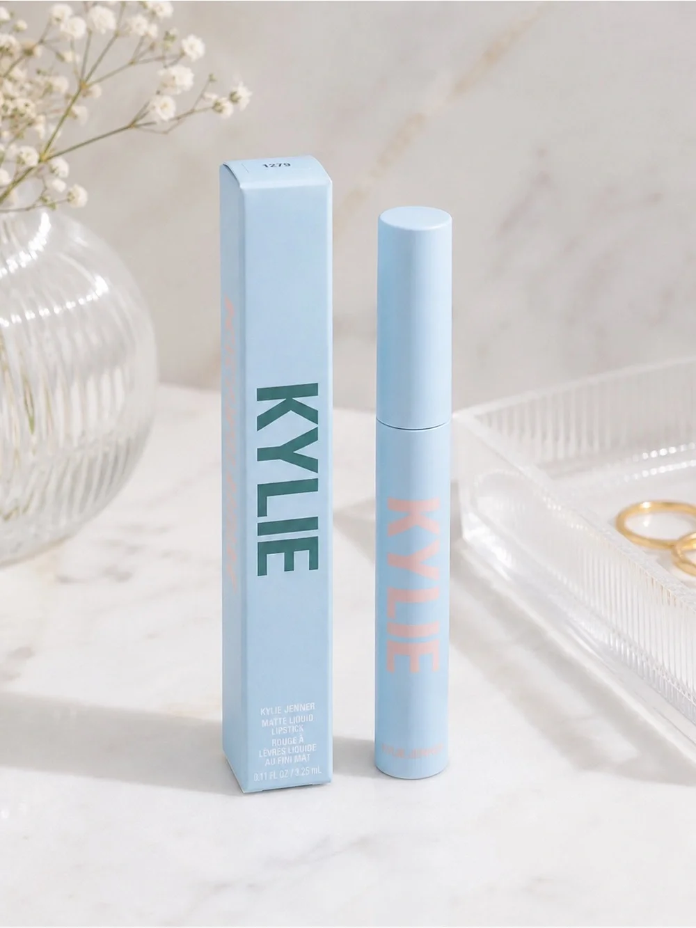 Kylie Cosmetics Precision Felt Tip Eyeliner #1279 Pink Blue Packaging NIB